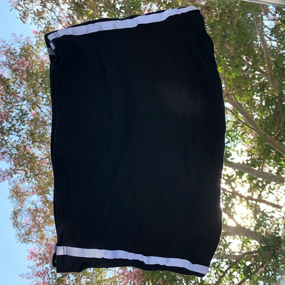 Black Crop top